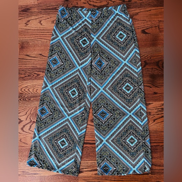 fig and flower Pants - Fig and Flower Wide Leg Multicolor Pants